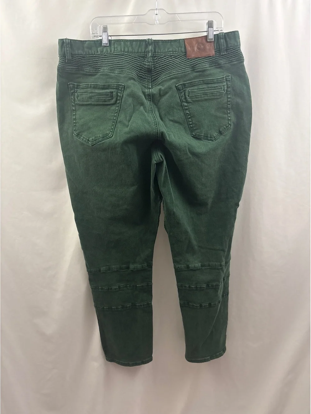 LRG Lifted Research Group Forest Green Jeans Mens 40x32 Grunge Baggy Denim Rap